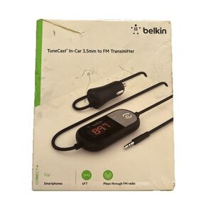 Belkin TuneCast In Car 3.5mm to FM Transmitter